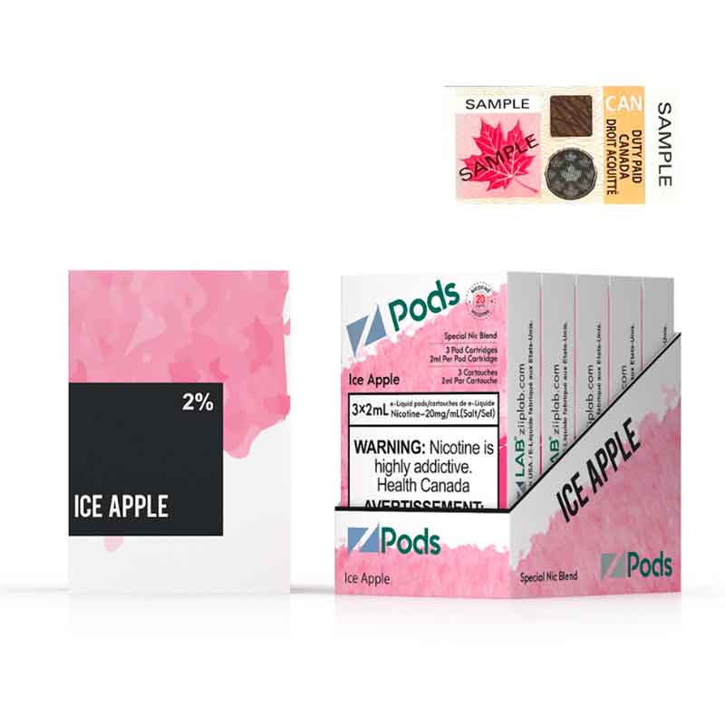 Zpods Iced 2% - Stlth Compatible (3/Pk)