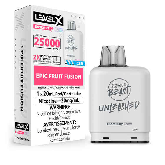 Level X Boost Flavour Beast Unleashed Pod (20ml) [FED]